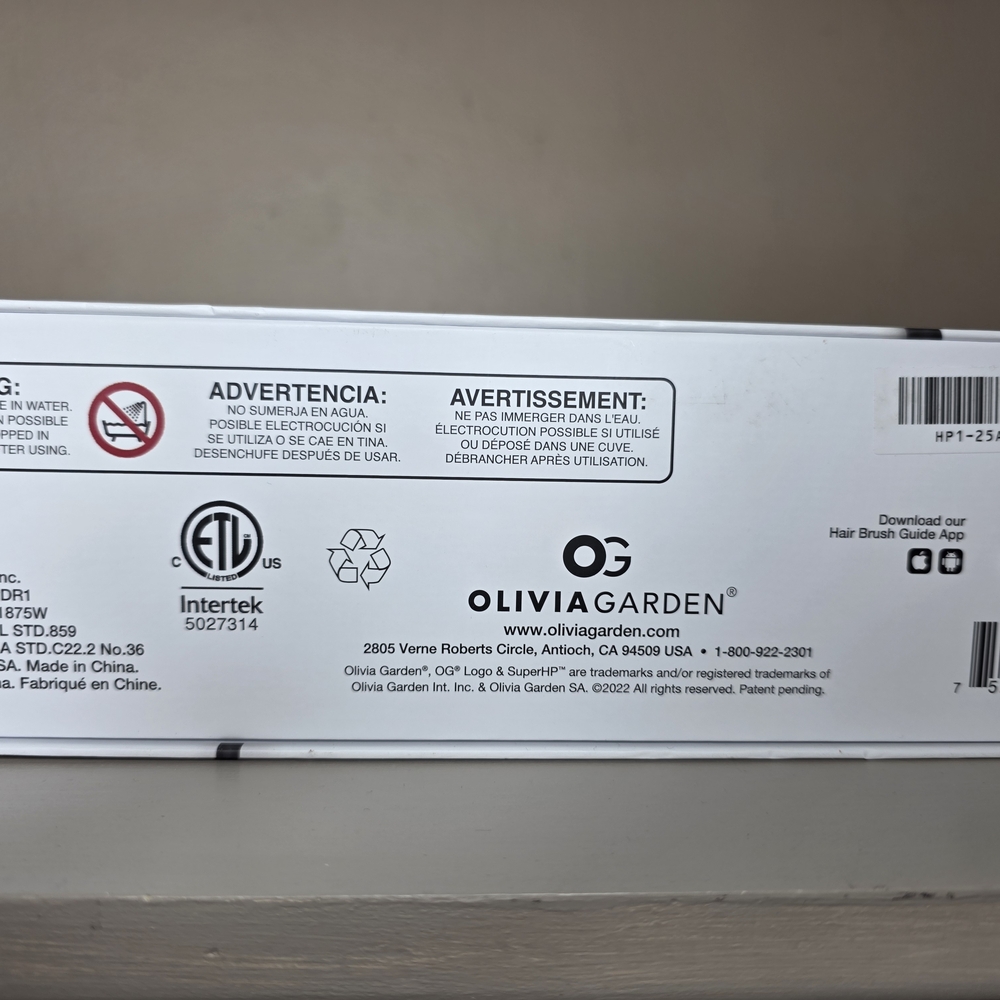 Olivia Garden SuperHP Hair Dryer - Metallic Light Blue - Picture 7 of 7
